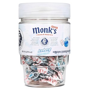 Monks 아이스버그 캔디, 100g, 1개