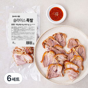 자연에찬 족발 슬라이스 150g + 새우젓 15g 세트, 6세트