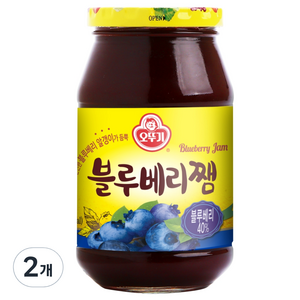 오뚜기 블루베리쨈, 500g, 2개