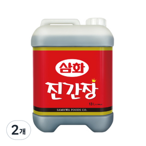 삼화식품 진간장, 13L, 2개