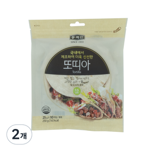 풍국면 또띠아 15cm, 25g, 20개