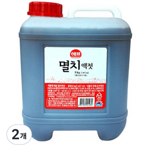 해표 멸치 액젓, 9kg, 2개