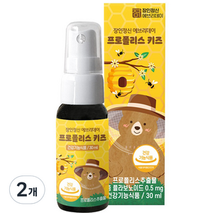 장인정신 에브리데이 프로폴리스 키즈, 30ml, 2개