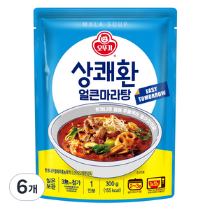 오뚜기 상쾌환 얼큰마라탕, 300g, 6개