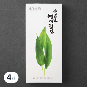 울릉도명이절임, 250g, 4개