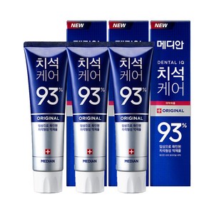 메디안 치석케어 오리지널 치약, 120g, 12개