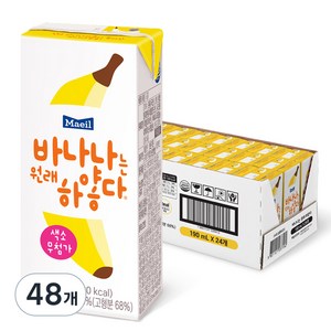 바나나는원래하얗다, 190ml, 96개