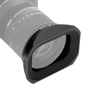 JJC 시그마 18-50 F2.8 DC DN 렌즈 사각 후드, 1개, LH-JSM1850