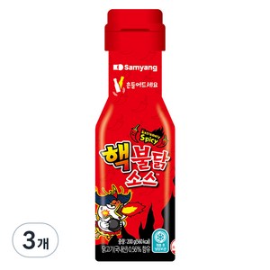 삼양 핵불닭소스, 200g, 3개