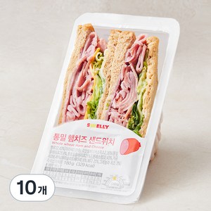 스웰리 통밀 햄치즈 샌드위치, 180g, 10개