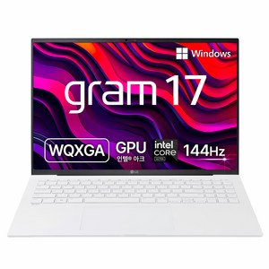 LG전자 2024 그램 17 코어Ulta5 인텔 14세대, 스노우 화이트, 512GB, 16GB, WIN11 Home, 17Z90S-GA5PK