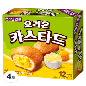 오리온 카스타드 12p, 288g, 4개