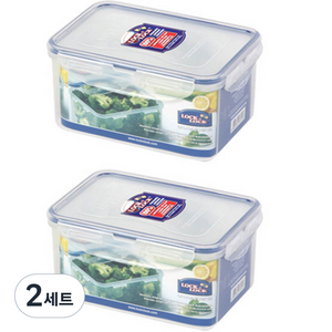 락앤락 클래식 직사각 밀폐용기 2p, 2세트, 1.1L