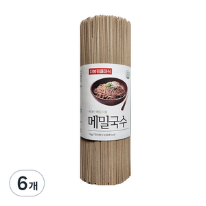 더봉평클래식 메밀국수, 1kg, 6개