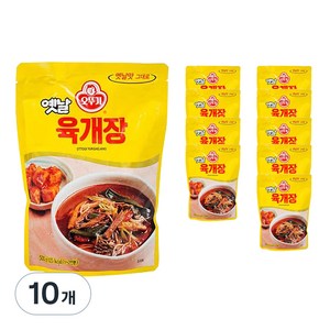 오뚜기 옛날 육개장, 500g, 10개