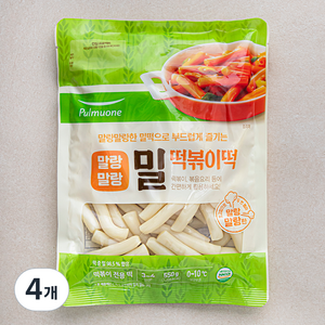 풀무원 밀떡볶이떡, 550g, 4개