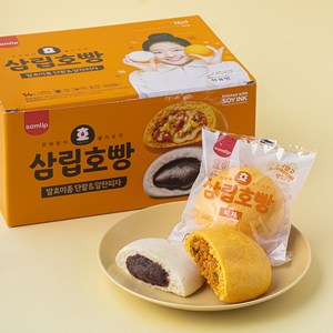 삼립 호빵 발효미종 단팥 7p + 피자 7p, 1288g, 1세트