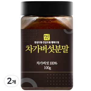 생생드림 차가버섯 분말, 100g, 2개