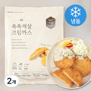 어장금 쏙쏙게살 크림까스 (냉동), 500g, 2개