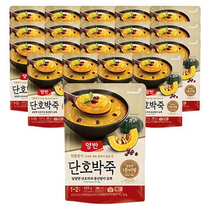 양반 단호박죽 파우치, 420g, 20개