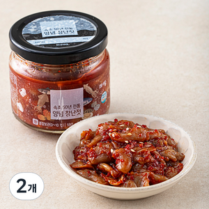 속초 50년 전통 양념 창난젓, 180g, 2개