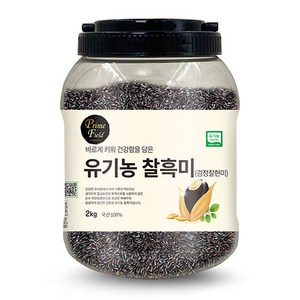 Pime Field 유기농 찰흑미 (검정찰현미), 2kg, 1개