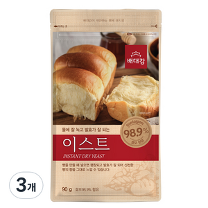 배대감 이스트, 90g, 3개