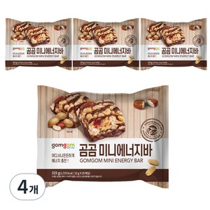 곰곰 미니 에너지바, 325g, 4개