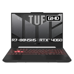 에이수스 2024 TUF GAMING A15 라이젠7 라이젠 8000 시리즈 지포스 RTX 4060, 메카 그레이, 512GB, 16GB, Fee DOS, FA507UV-HQ095