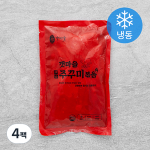 갯마을 매콤 주꾸미볶음 (냉동), 500g, 4팩