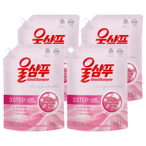 울샴푸 오리지널 울세제 리필, 1.5L, 4개
