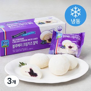 끼리 블루베리 크림치즈 찰떡 6개입 (냉동), 360g, 3개