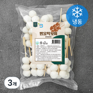 바른웰 방울 떡꼬치 (냉동), 50g, 20개입, 3개
