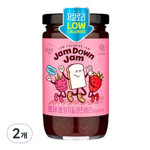 복음자리 잼다운 잼 딸기 앤 라즈베리, 225g, 2개