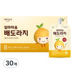 베이비본죽 엄마마음 배도라지즙, 배도라지, 100ml, 30개