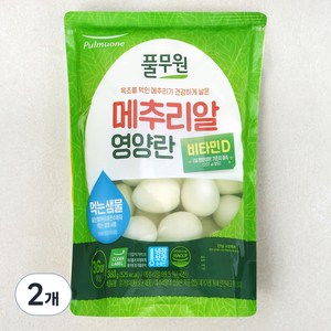 풀무원 메추리알 영양란, 360g, 2개