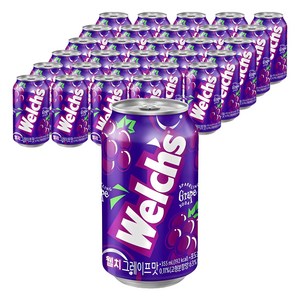 웰치스 포도맛, 355ml, 36개