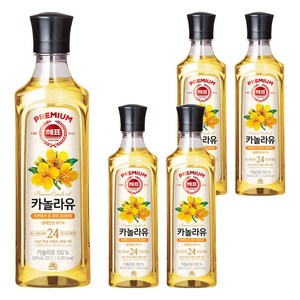 해표 카놀라유, 500ml, 5개