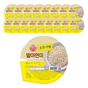 오뚜기 발아현미, 210g, 18개