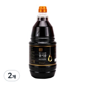 꼬손 향이 고소한 참기름, 1.8L, 2개