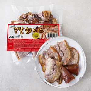 자연에찬 슬라이스 족발, 250g, 1개