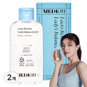 메디온 2.0 락토리메디 레이디스 밸런스 젤 여성청결제, 150ml, 2개