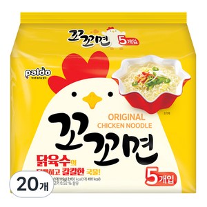 팔도 꼬꼬면 115g, 20개