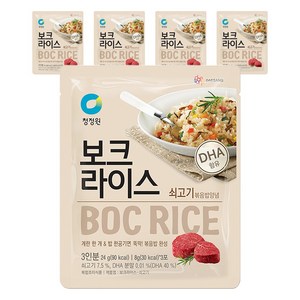 청정원 보크라이스 쇠고기, 24g, 5개