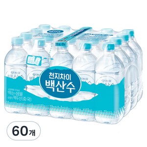 백산수 무라벨, 330ml, 60개