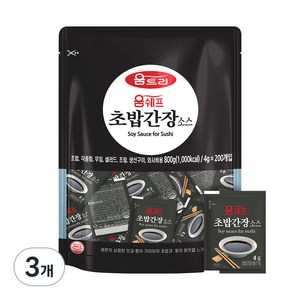 움트리 초밥간장소스 200p, 3개, 800g