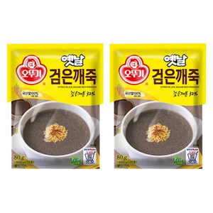오뚜기 옛날 검은깨죽, 80g, 2개