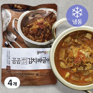 곰곰 돼지고기 김치짜글이, 400g, 4개