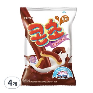 크라운 콘초 초코가나슈, 66g, 4개