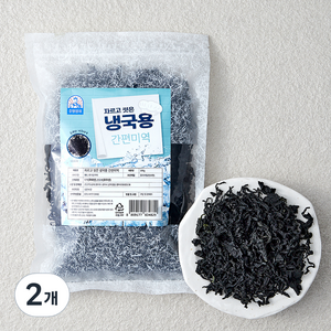 주일상사 자르고 씻은 냉국용 간편미역, 200g, 2개